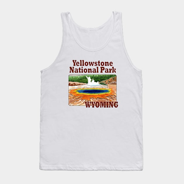 Yellowstone National Park, Wyoming Tank Top by MMcBuck